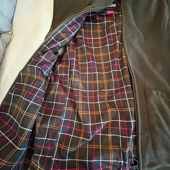 Barbour Dunmoor Fleece Vest - Men's Large (Olive) - Picture 5 of 11